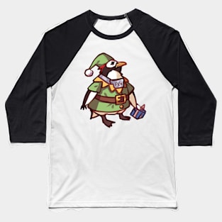 Pen Pen Santa Helper Baseball T-Shirt